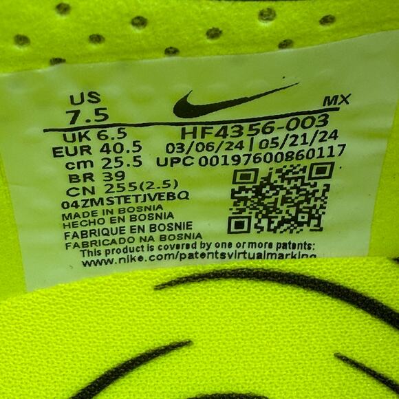 Nike Phantom GX II 2 Elite SG PRO AC Soccer Cleats Men\'s Size 7.5 HF4356-003